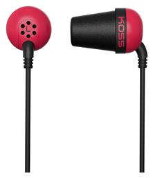 Koss Ακουστικά Ψείρες In Ear Plug Κόκκινα από το e-shop