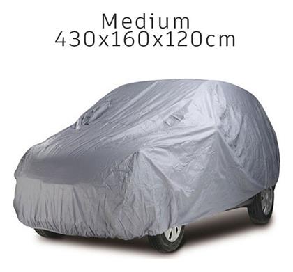 Κουκούλα Αυτοκινήτου για Renault Megane 430x160x120cm Αδιάβροχη Medium που Στερεώνεται με Λάστιχο