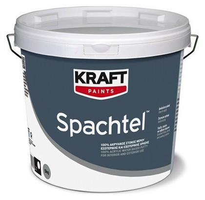 Kraft Spachtel Στόκος Γενικής Χρήσης Έτοιμος / Ακρυλικός / Νερού Σπατουλαρίσματος Λευκός 400gr