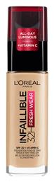 L'Oreal Paris Infaillible 32H Fresh Wear Liquid Make Up 100 Linen 30ml από το Pharm24