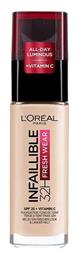 L'Oreal Paris Infaillible 32H Fresh Wear Liquid Make Up 200 Golden Sand 30ml από το Pharm24