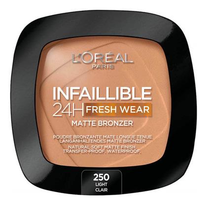 L'Oreal Paris Infallible 24H Fresh Wear Matte Bronzer 250 Light από το Pharm24