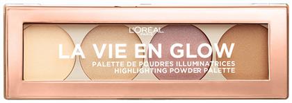 L'Oreal Paris La Vie En Glow Highlighting Palette 01 Warm Glow 5gr από το Plus4u