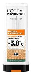 L'oreal Paris Men Expert Hydra Energetic Sport Αφρόλουτρο Για Άμεση Αίσθηση Δροσιάς 400ml.