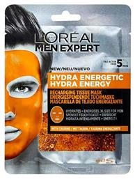 L'Oreal Paris Men Expert Hydra Energetic Tissue Face Mask 30gr από το Attica