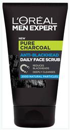 L'Oreal Paris Men Expert Pure Charcoal Anti-Blackhead Daily Scrub Προσώπου 100ml από το Galerie De Beaute