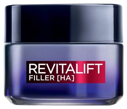 L'Oreal Paris Revitalift Filler Renew Κρέμα Προσώπου Νυκτός για Ενυδάτωση & Αντιγήρανση με Υαλουρονικό Οξύ 50ml από το Pharm24