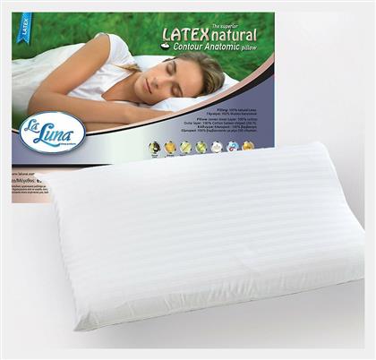 La Luna Contour Anatomic Μαξιλάρι Ύπνου Latex Ανατομικό Μαλακό 42x65x10cm από το Katoikein