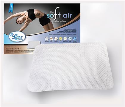 La Luna Soft Air Flexible Μαξιλάρι Ύπνου Memory Foam Ανατομικό Μέτριο 40x60x12cm από το Spitishop