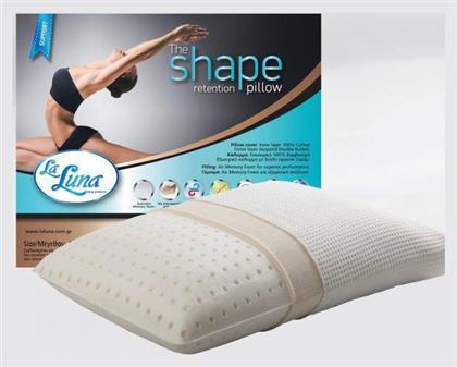 La Luna The Shape Retention Μαξιλάρι Ύπνου Memory Foam Ανατομικό Μέτριο 40x60x12cm από το Designdrops