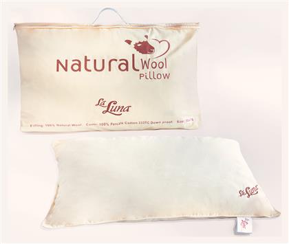 La Luna The Wool Pillow Medium Μαξιλάρι Ύπνου Μάλλινο Μέτριο 50x70cm από το Designdrops