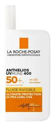 La Roche Posay Anthelios Uvmune 400 Invisible Fluid With Perfume Αντηλιακή Κρέμα Προσώπου SPF50 50ml από το Pharm24