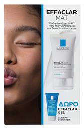 La Roche Posay Πακέτο Προσφοράς Effaclar Mat 40ml & Gel Καθαρισμού Λιπαρή Ευαίσθητη Επιδερμίδα 50ml από το Pharm24