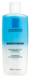 La Roche Posay Waterproof Remover Υγρό Ντεμακιγιάζ Respectissime Eye Makeup για Ευαίσθητες Επιδερμίδες 125ml από το Pharm24