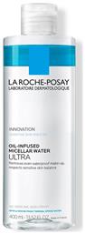 La Roche Posay Waterproof Remover Micellar Water Ντεμακιγιάζ Oil Infused Ultra για Ευαίσθητες Επιδερμίδες 400ml από το Pharm24