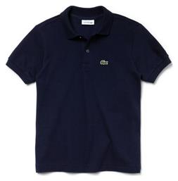 Lacoste Παιδικό Καλοκαιρινό Polo Κοντομάνικο Navy Μπλε από το Cosmossport