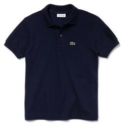 Lacoste Παιδικό Polo Κοντομάνικο Σκούρο Μπλε