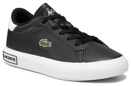 Lacoste Παιδικό Sneaker Powercourt για Αγόρι Μπεζ