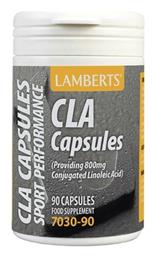 Lamberts CLA Sport Performance Συμπλήρωμα Διατροφής 1000mg 90 κάψουλες από το Pharm24