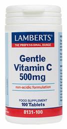 Lamberts Gentle Vitamin C Βιταμίνη για Ενέργεια & Ανοσοποιητικό 500mg 100 ταμπλέτες από το Pharm24