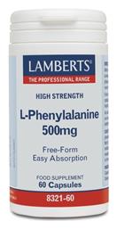 Lamberts L-Phenylalanine 500mg 60 κάψουλες από το Pharm24