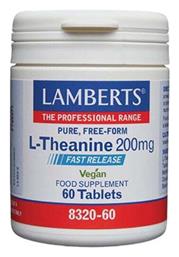 Lamberts L-Theanine 200mg 60 ταμπλέτες Unflavoured από το Pharm24