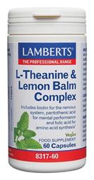 Lamberts L-Theanine & Lemon Balm Complex 200mg 60 Ταμπλέτες