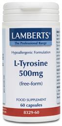 Lamberts L-Tyrosine 500mg 60 κάψουλες Unflavoured