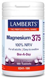 Lamberts Magnesium 375 375mg 180 ταμπλέτες