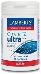 Lamberts Omega 3 Ultra Pure Fish Oil Ιχθυέλαιο 1300mg 60 κάψουλες από το Pharm24