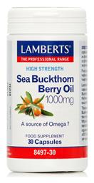 Lamberts Sea Buckthorn Berry Oil 1000mg 30 κάψουλες