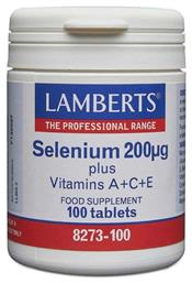 Lamberts Selenium 200μg plus A+C+E 100 ταμπλέτες