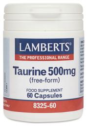 Lamberts Taurine 500mg 60 κάψουλες από το Pharm24