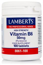 Lamberts Vitamin B6 Βιταμίνη 50mg 100 ταμπλέτες από το Pharm24