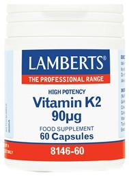 Lamberts Vitamin K2 90MCG 60 κάψουλες