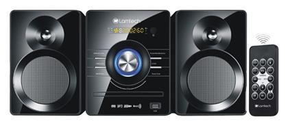 Lamtech Ηχοσύστημα 2.0 LAM112532 50W με CD / DVD Player και Bluetooth Μαύρο