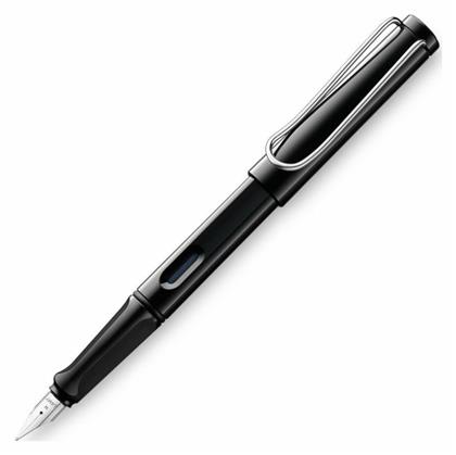 Lamy Safari 019 Πένα Γραφής Fine Μαύρη από Πλαστικό με Μπλε Μελάνι