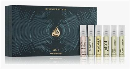 Lattafa Discovery Ανδρικό Σετ με Eau de Parfum 6τμχ