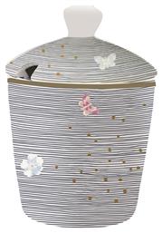 Laura Ashley Heritage Ζαχαριέρα Σερβιρίσματος από Πορσελάνη σε Γκρι Χρώμα