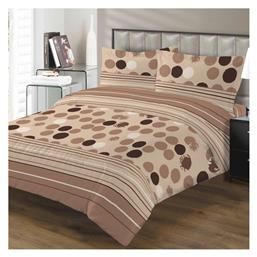 Le Blanc Σετ Σεντόνια Υπέρδιπλα με Λάστιχο 170x200x20 Bubbles Brown από το Katoikein