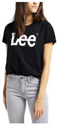 Lee Γυναικείο T-shirt Μαύρο με Στάμπα