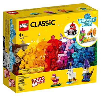 Lego Classic: Creative Transparent Bricks για 4+ ετών από το GreekBooks