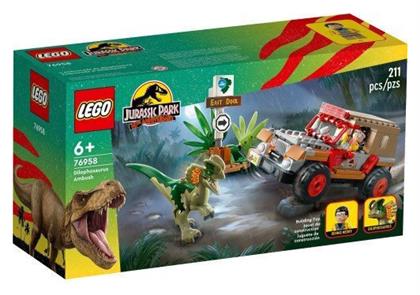 Lego Jurassic World 30th Anniversary Dilophosaurus Ambush για 6+ ετών