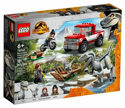 Lego Jurassic World Blue & Beta: Velociraptor Capture για 6+ ετών από το Moustakas Toys