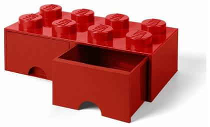 Lego Παιδικό Κουτί Αποθήκευσης από Πλαστικό 8 Knobs Κόκκινο 50x25x17cm