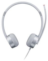 Lenovo 100 Stereo On Ear Multimedia Ακουστικά με μικρόφωνο και σύνδεση 3.5mm Jack
