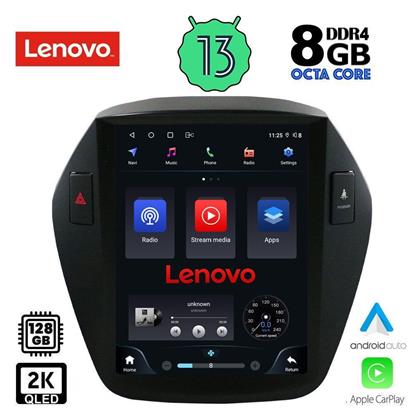 Lenovo Ηχοσύστημα Αυτοκινήτου 2DIN (Bluetooth/USB/AUX/WiFi/GPS/Apple-Carplay/Android-Auto) με Οθόνη Αφής 9.7''