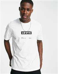 Levi's Ανδρικό T-shirt Λευκό με Λογότυπο