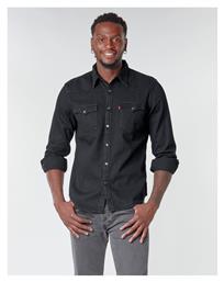 Levi's Barstow Western Standard Ανδρικό Πουκάμισο με Κανονική Γραμμή Μακρυμάνικo Μαύρο από το Modivo