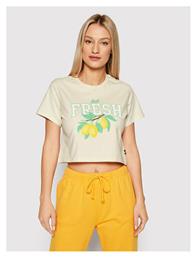 Levi's Jordie Κοντομάνικο Crop Top Cream